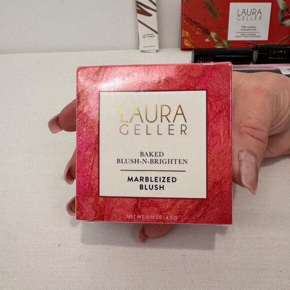 Laura Geller Makeup Set With Blush Lipstick Mascara Primer & Liner Assorted Colo - Picture 3 of 16